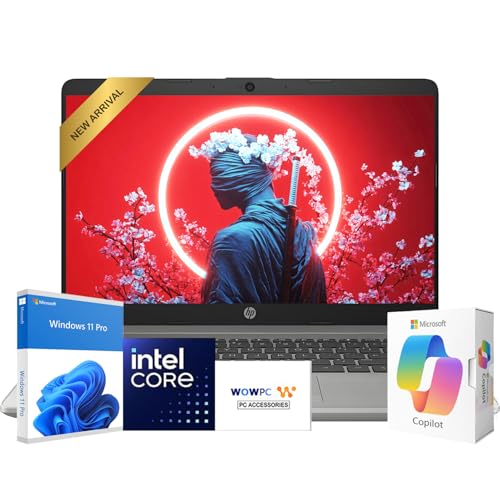 HP 2026 New Generation 15.6' FHD Business and Student Laptop | Intel Powerful Processor | 16GB RAM | 2TB SSD | Copilot AI | Ultra Quiet Design | Long Battery Life | Windows 11 Pro w/o Earbuds