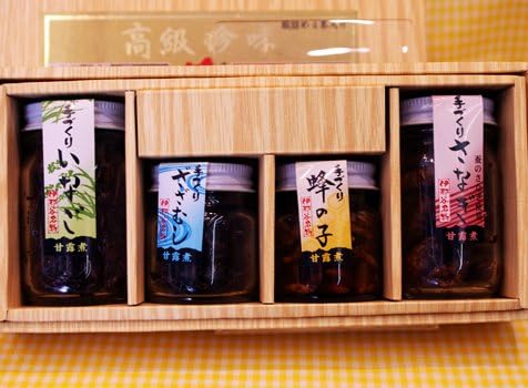 Amazon 高級珍味甘露煮セット いなご 蚕のさなぎ 蜂の子 ざざむし お土産どんぐり長野 おつまみ 珍味 通販