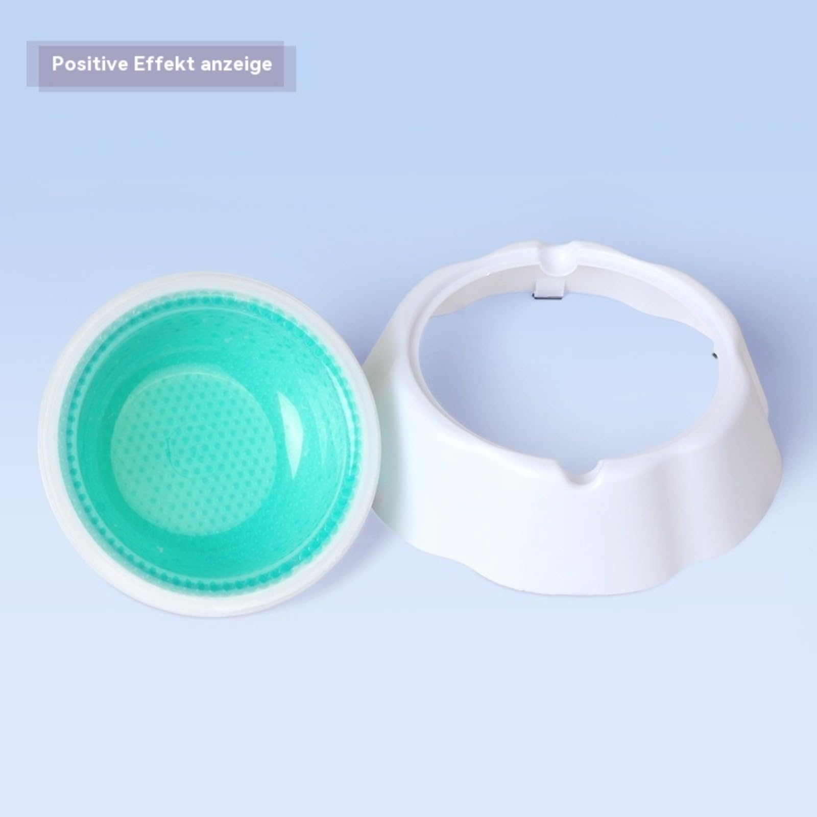 Confezione da 2 ciotole refrigeranti per animali domestici, ciotola estiva (con perle di condensazione), ciotola refrigerante per gatti e cani, stazione refrigerante per animali domestici, ciotola per