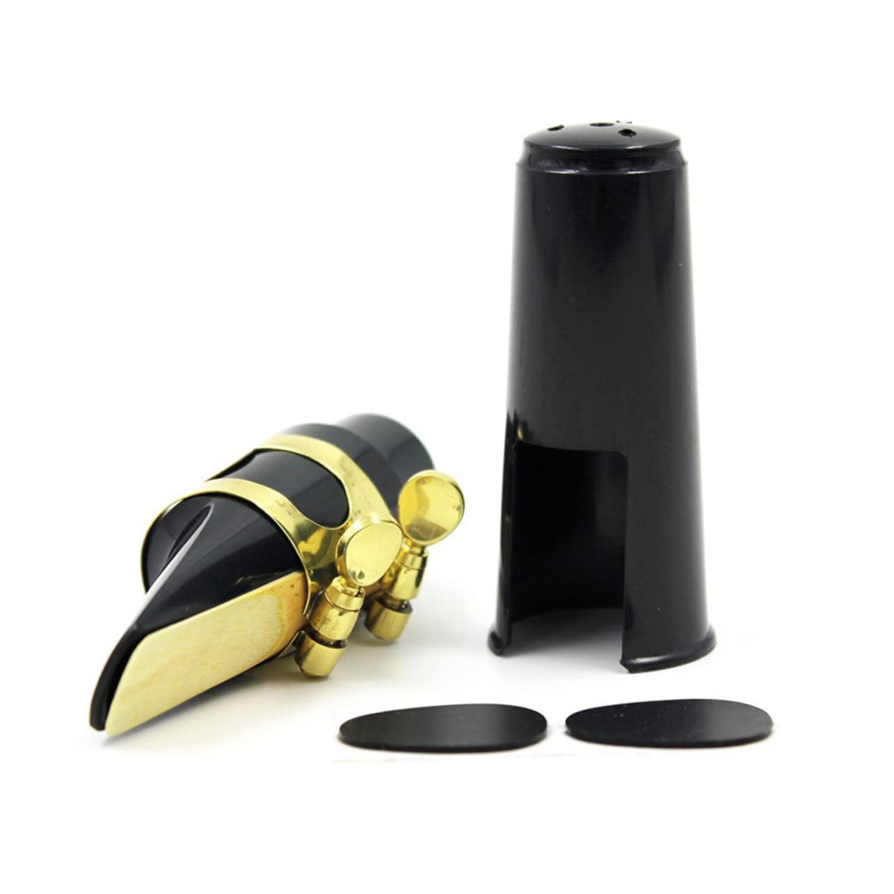 Toyvian 3stücke Alto Saxophon Zubehörset Mit Kissen Schutzkappe Und Rohrblatt Für Altsaxophon Leicht Und Tragbar Sicheres Halten Blattes Ansprechendes Design