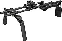 SmallRig Kit de suporte de ombro clássico, leve e portátil (1,3 kg), hastes duplas de 15 mm, suporte de vídeo para suporte no ombro com liberação rápida para Arca, para SmallRig Follow Focus, para