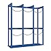 Generic 40L Gas Cylinder Holder Stand Oxygen Storage Rack Organizer (Triple Compartment)