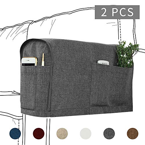 Guken Linen Fabric Chair Covers for Living Room Sofa Armchair Covers Anti-Slip Armrest