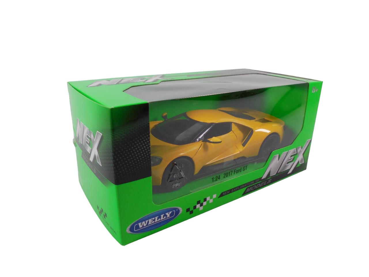 OPO 10 - 1/24 car compatible with FORD GT 2017 yellow - Welly 24082W - Image 2