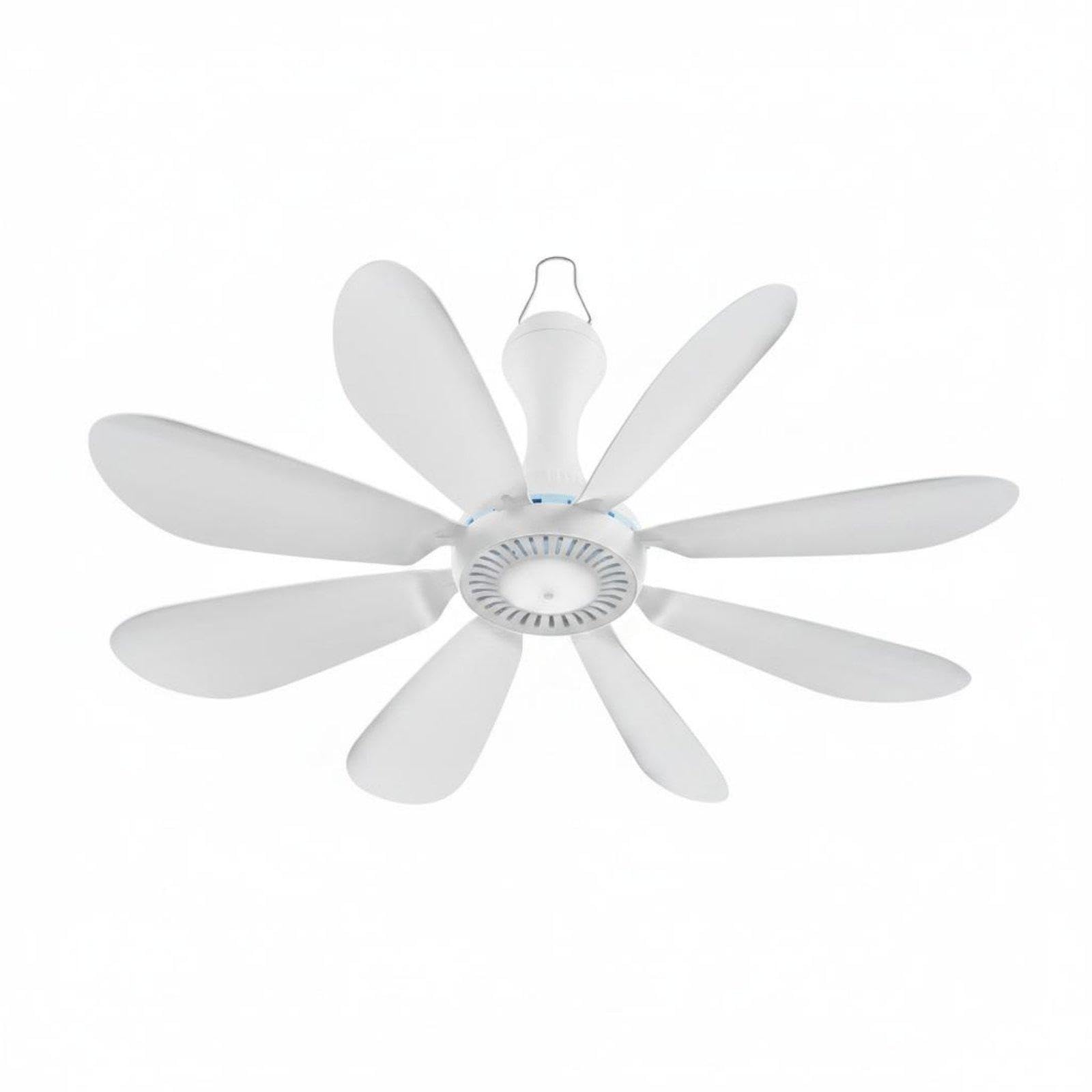 Remote Control Hanging Fan Strong Ventilation Mini Overhead Fan Quiet Portable Cooling for Net, Bed Area, Dormitory Wht 8-Blade 3M Timer-image-42