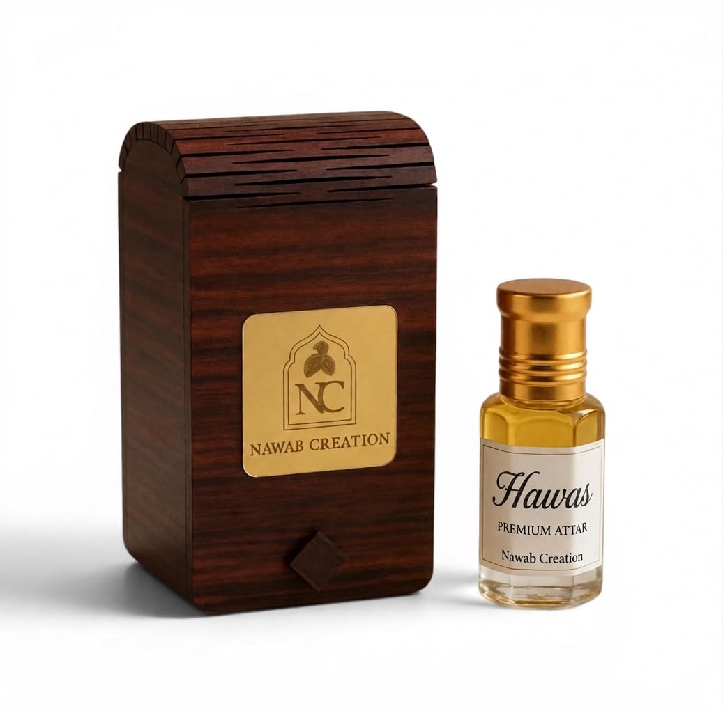 Hawas Ice Attar, Fresh Aquatic Fragrance, Citrus and Musk Notes, Long-Lasting, for Daily Wear, Office, Gym-image-21