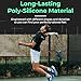 ADV Tennis Dampener for Racket - Custom Feel Tennis Vibration Dampener - Tennis Shock Absorber to Reduce Racket Vibration and Stay on The Strings - Engineered Poly-Silicone Tennis Racket Dampener