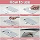4pcs Handy Magnet,Magnet für Handy,Metallplatte Magnetplatte,Phone Aufkleber Magnetische,Mobiltelefone Auto Magnete,Selbstklebend Handymagnet Klebemagnete (Rose)