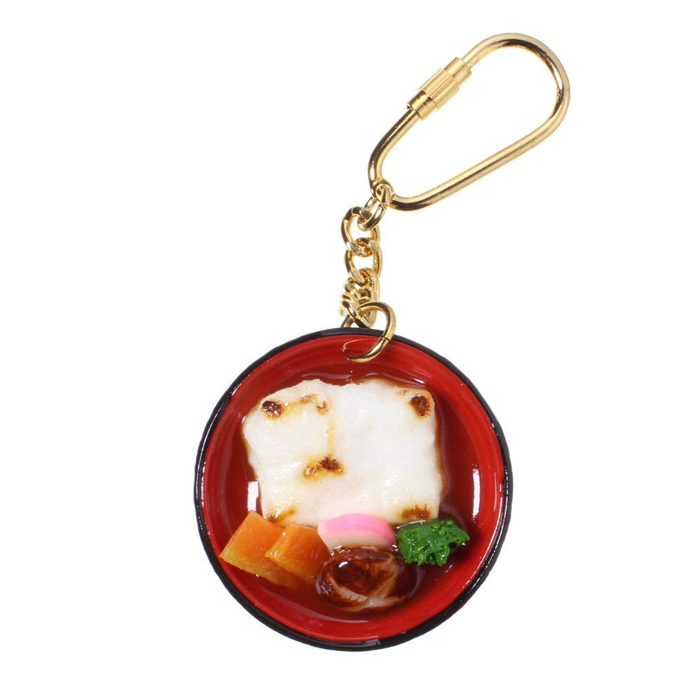 Amazon.co.jp: 食品サンプル屋さんのキーホルダー（お雑煮）【食品
