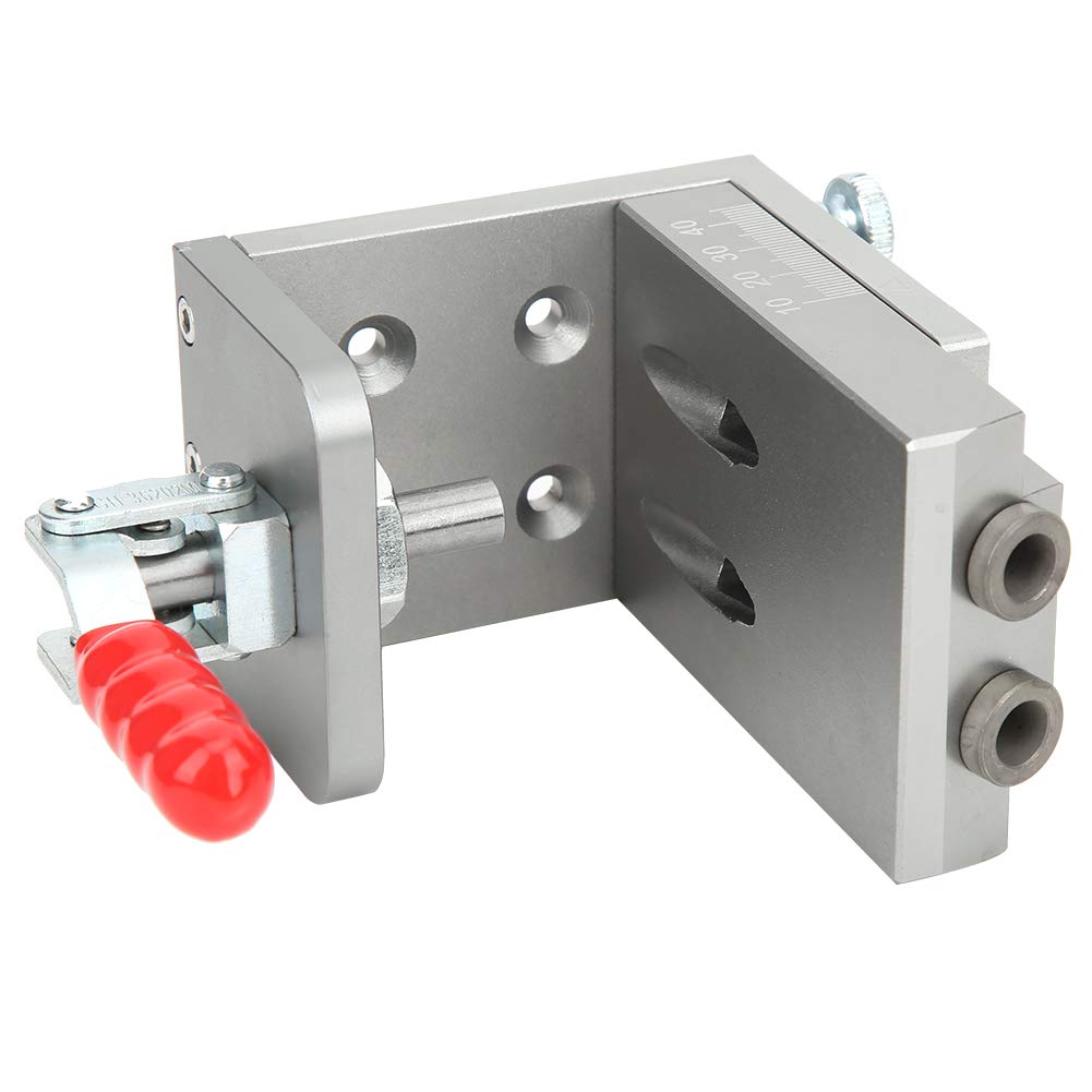 Lokalizator otworów ukośnych, narzędzie do obróbki drewna, łączenie otworów 15 °, materiał ze stopu aluminium, szybkie zaciśnięcie wiertła 9 mm, do tworzenia mebli i projekty