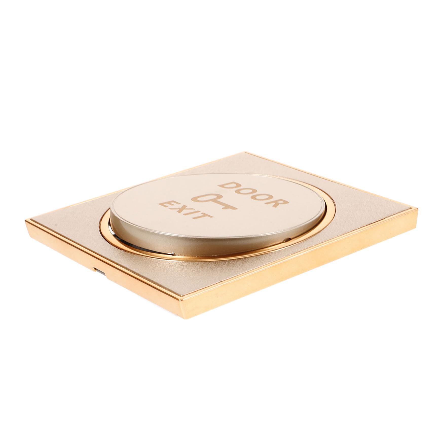 Uonlytech 5piezas Botón De Presión De Inoxidable Para Puerta Panel De Timbre De Pared Interruptor De Interior y Exterior Instalación Resistente