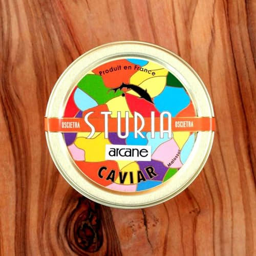 最高峰フレッシュキャビア 50gフランス STURIA社製 オシェトラ種 【化粧箱入り】【キャビア用スプーン付き】