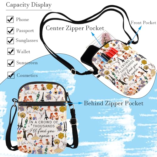 WCGXKO Princess Movie Crossbody Purses Bag Musical Lover Gift Musical Theatre Messenger Bag3