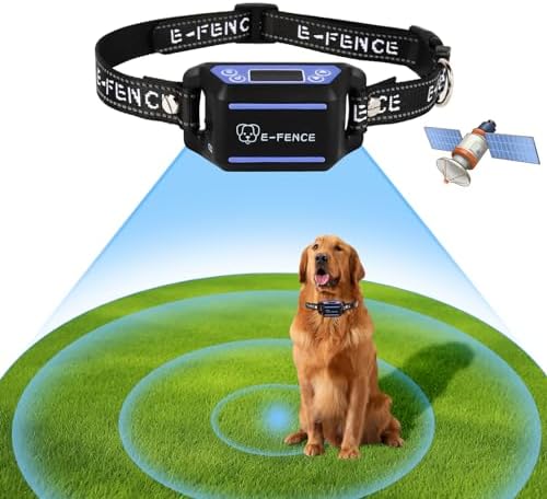 Five Wireless Fences for Dogs That Will Surprise You 5 E-FENCE GPS Wireless Dog Collar Fence System,Electric Fence for Dogs,Adjustable Warning Strength,Pet Containment System, Outdoor Use Only