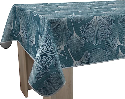 Le linge de Jules Biloba - Mantel Antimanchas Rectangular, 150 x 240 cm, Color Azul