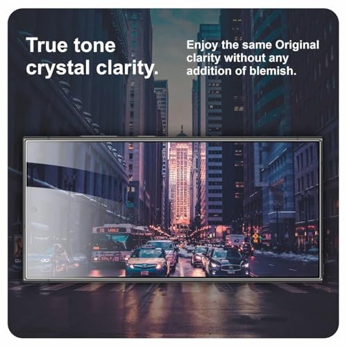 Image of TANTEK TitanGuard Tempered Glass Screen Protector Guard for Samsung Galaxy S25 Edge / S25 Plus / S24 Plus (6.7 inch) - 9H Hardness, Military Grade, Anti-Static, Easy Installation Kit - 1 PACK