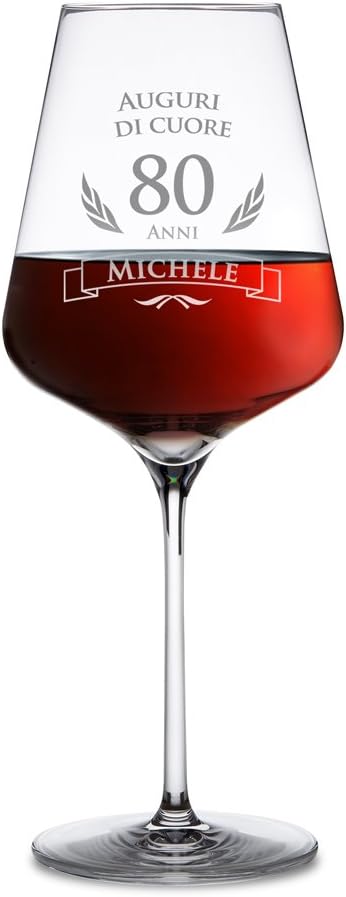 tazza di vetro per lui