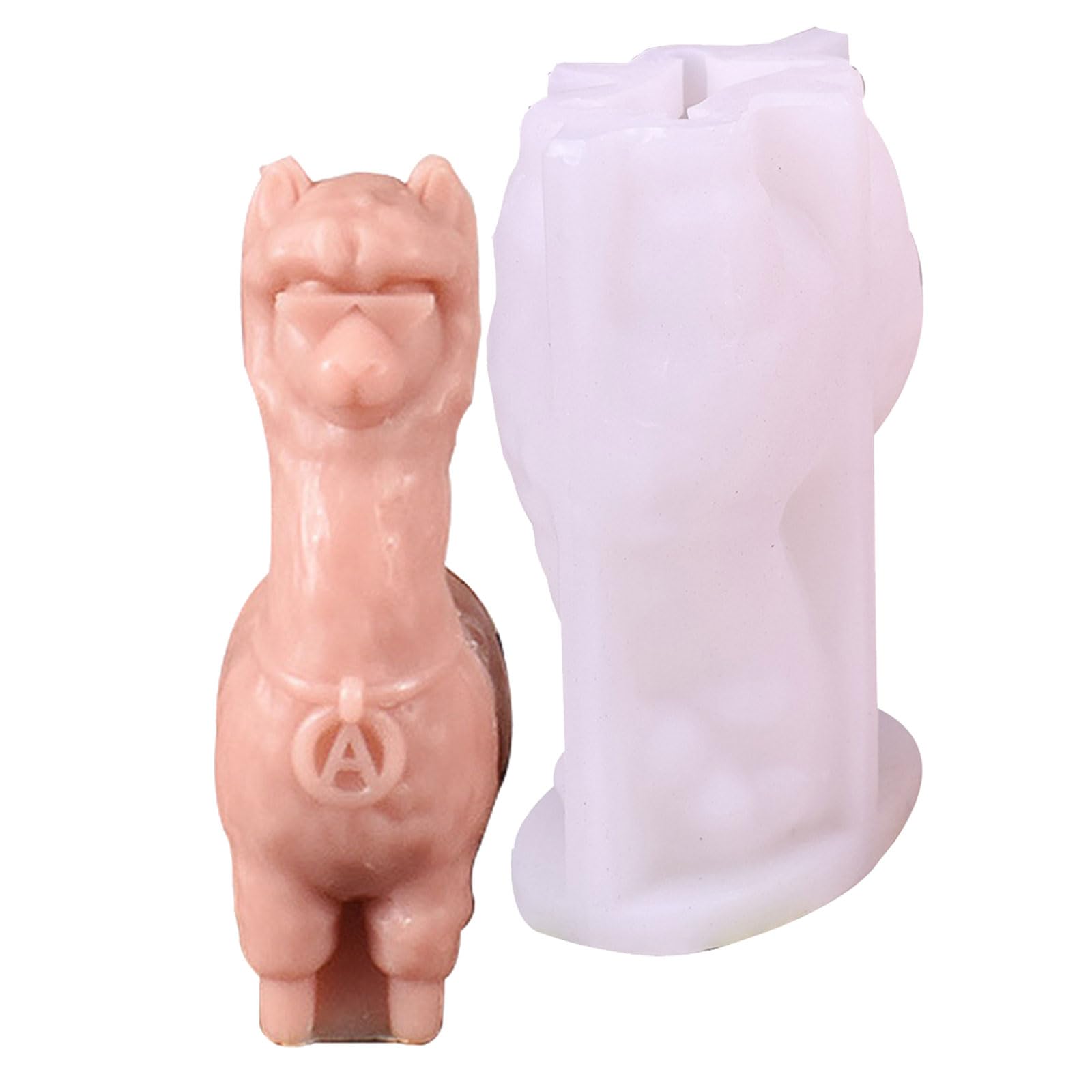 OSNIYAW Silicone Moulds Alpaca Moulds Baking Epoxy Resin Plaster Animal Shaped Castings Soap Alpaca Watering Candle Silicone Soap Plaster
