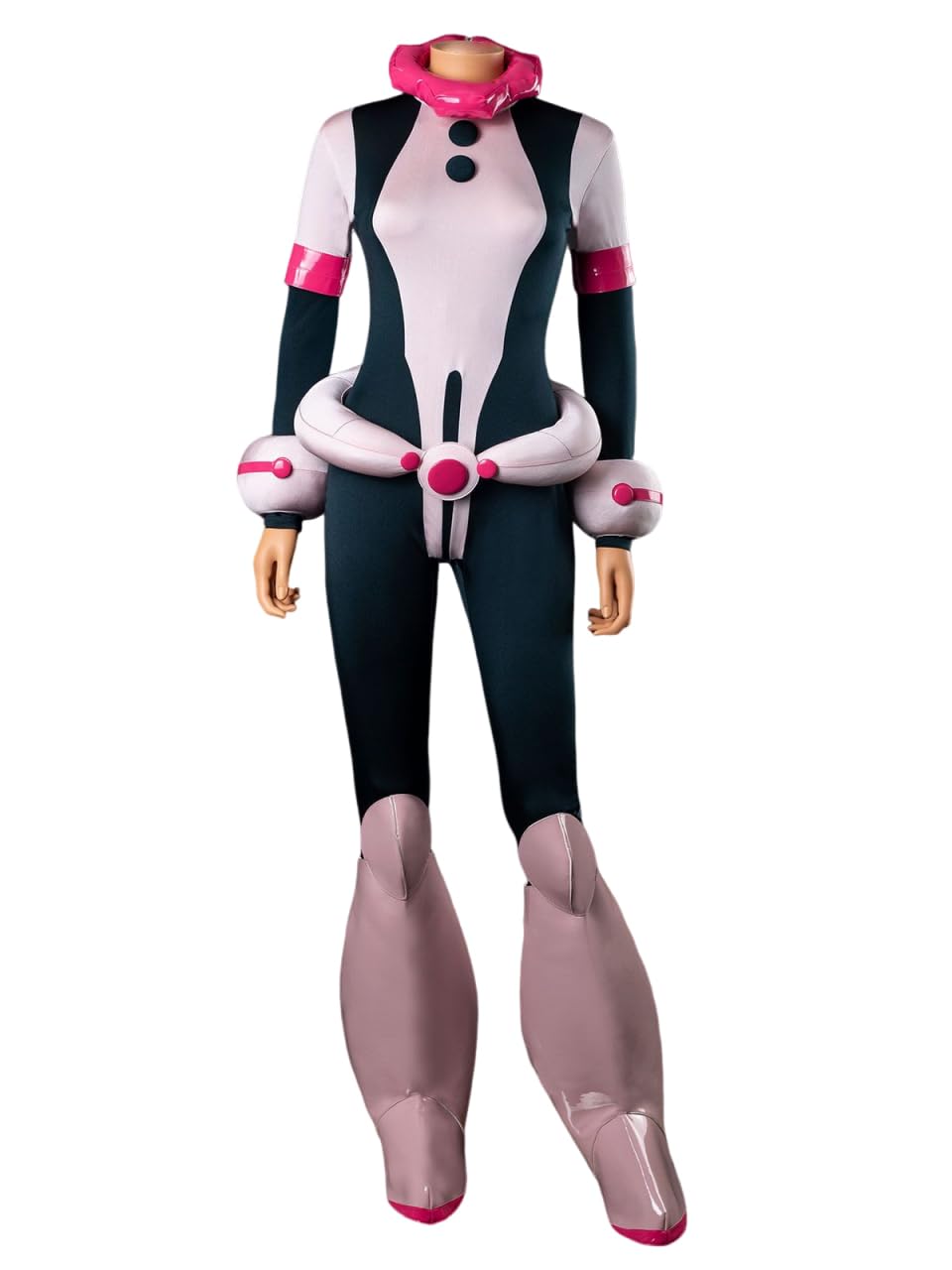 Cosfun Women Anime Cosplay Bodysuit Jumpsuit Mha Hero Suit Costume Upgrade Ver