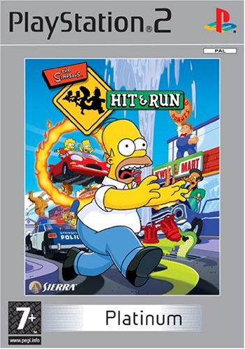 The Simpsons: Hit & Run Platinum (PS2) [import anglais] Cover