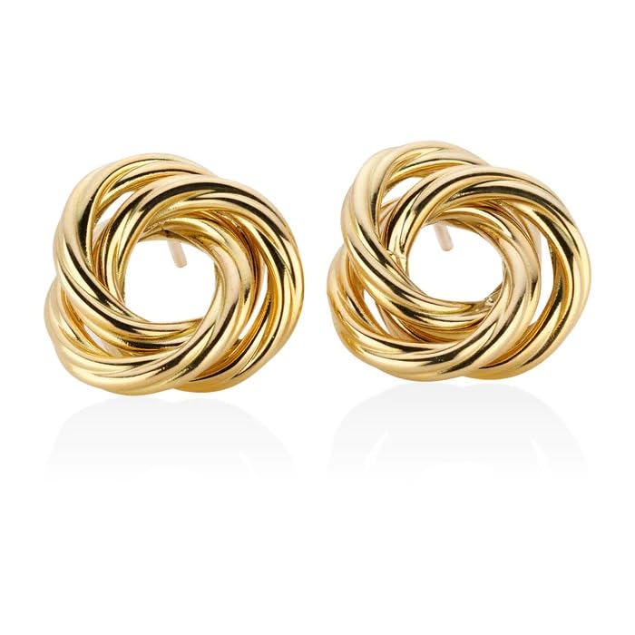 STYLE KRAFT Jewellery Love Knot Gold Earrings for Women Girls Fancy Stud Earrings for Everyday Korean Stylish Earrings Birthday Gift (B0DDHF6FTS) Amazon Price History, Amazon Price Tracker