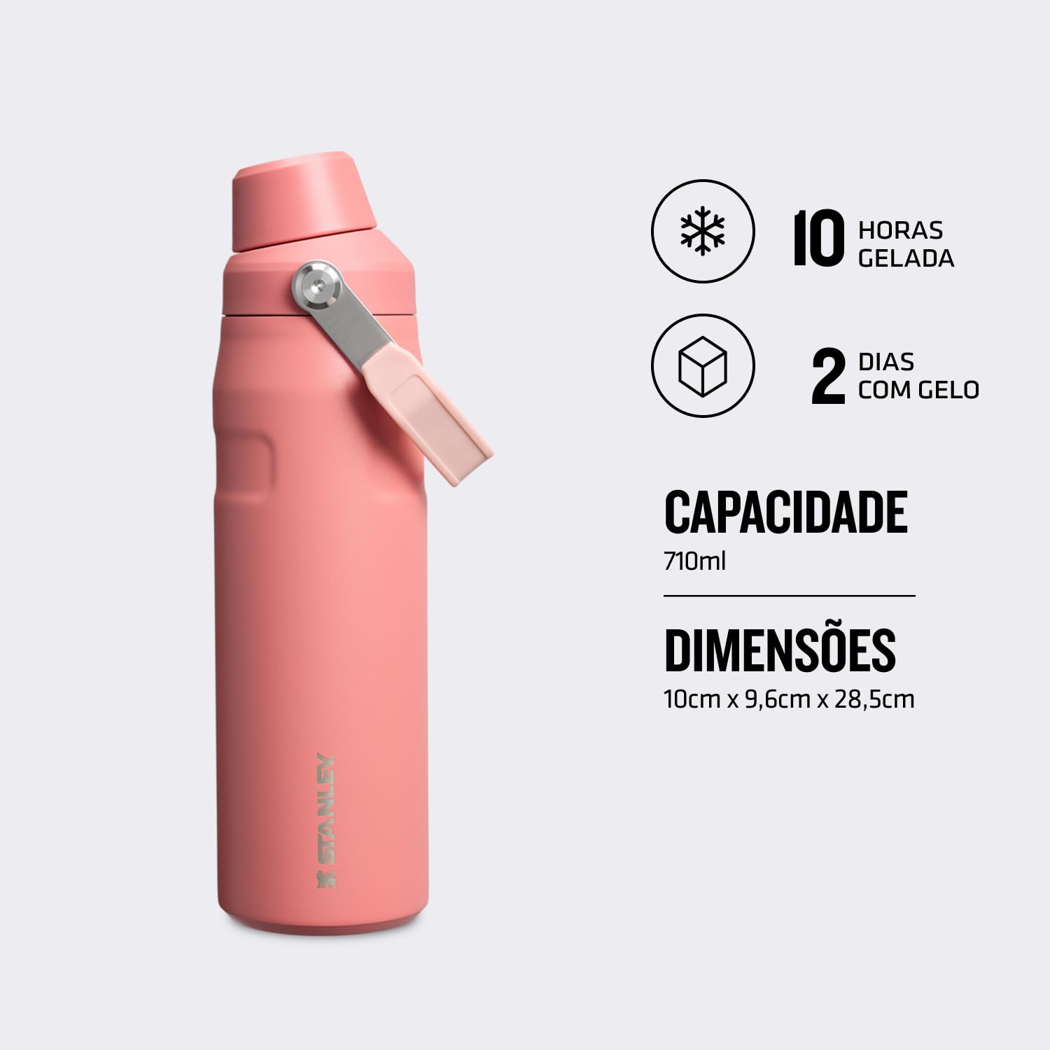 Stanley Garrafa Térmica IceFlow Fast Flow Terracota 710ml : Amazon