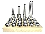 Ø 3-20 mm / 1 mm steigend Spannzangensatz ER32/470E + Spannzangenfutter mit MK4 + Spannschlüssel ER32