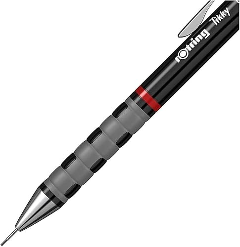 Miniatura 7 de Rotring Tikky - Lápiz mecánico, 0.020in, borgoña, individual (1904691)