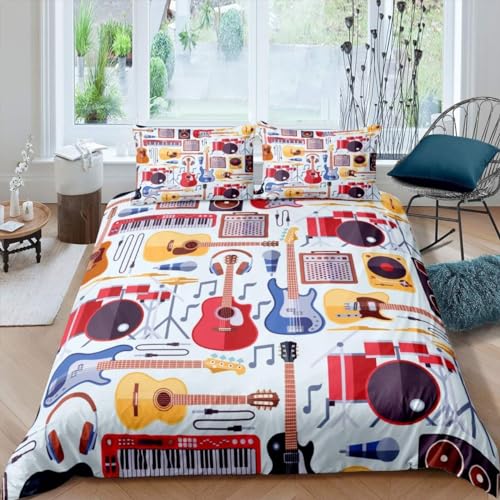 Funda Nórdica Cama 90 Instrumentos de Rock