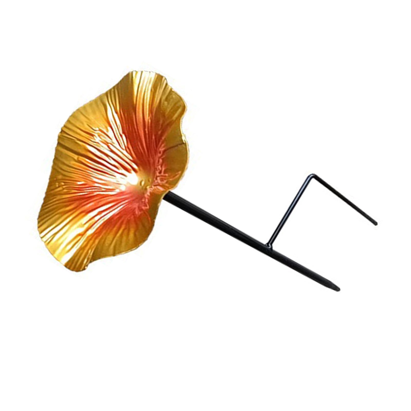 Sbshiouu Hummingbirds Watering Station Metal Flowers Garden Stake Bird Bath for Balconies Garden Decoration Outdoor Bird Bath