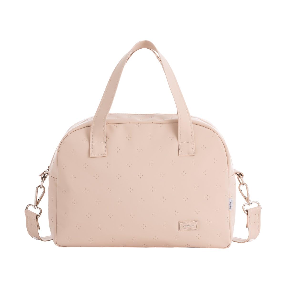 Cambrass - Bolso carro maternal para bebe - bolso de maternidad para carritos de bebe - organizador para pañales y otras cosas de bebe - Twin Beige 18x41x31 cm