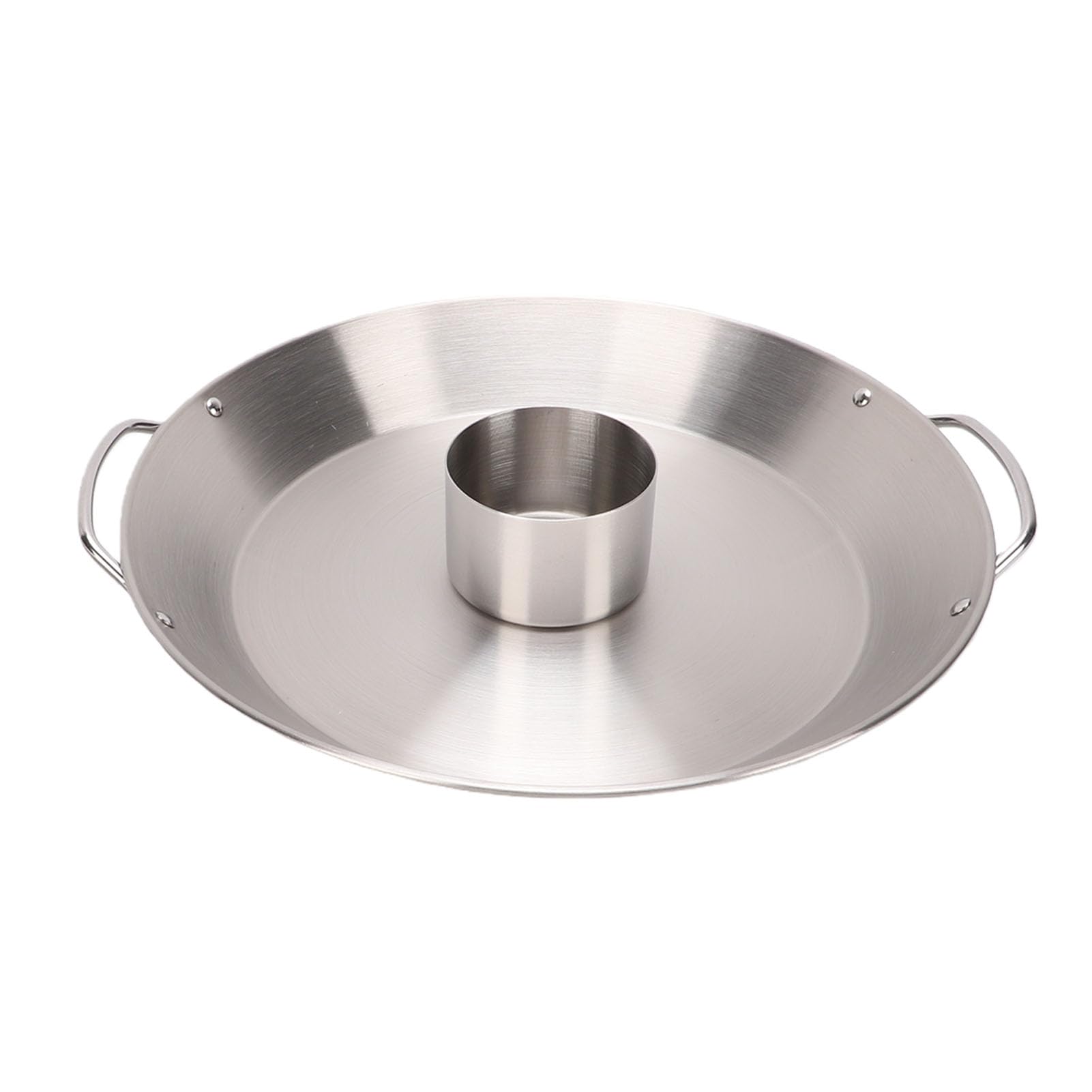 Socobeta Bandeja para Asar Pollo con Lata de Cerveza, Acero Inoxidable Duradero, Soporte Desmontable para Barbacoa Al Aire Libre, 1 Unidad