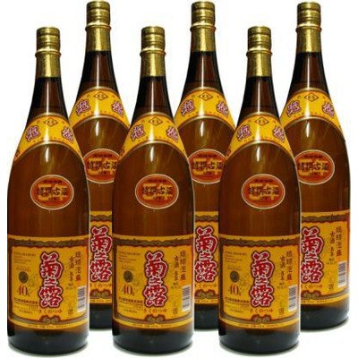 Amazon.co.jp: 泡盛 菊之露5年古酒40度 一升瓶 6本セット 1800ml