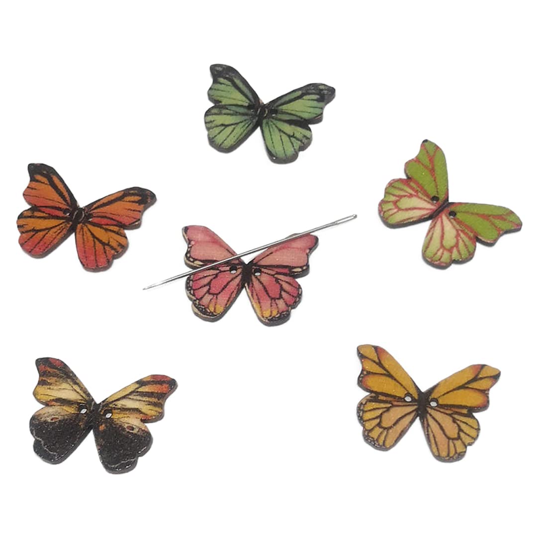 Magnetischer Nadelhalter Schmetterling – 2 Stück Für Stickerei & Nähen