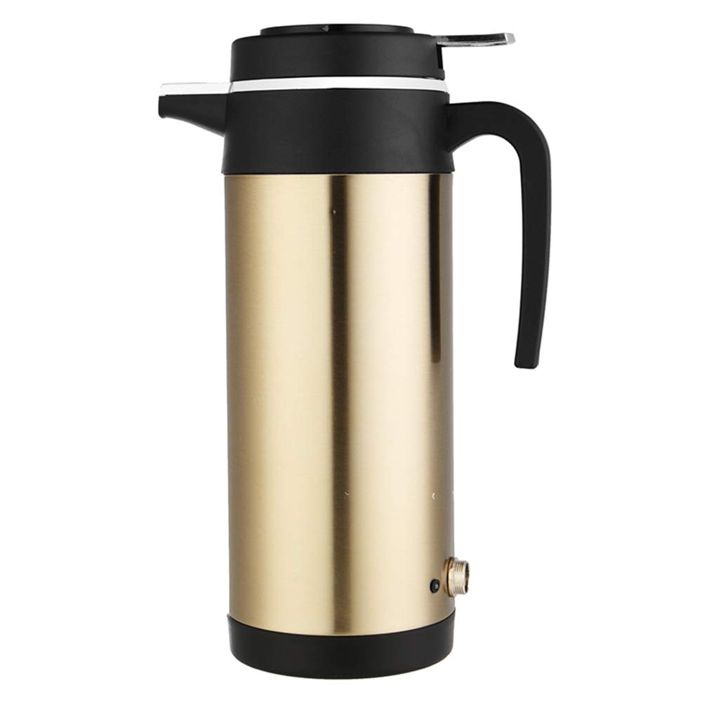 1200 Ml Acero Inoxidable Eléctrico Hervidor De Coches 12V Encendedor De Cigarrillos Calentador Calentado Taza De Agua Caldera De Agua Calentamiento Taza De Bebida Taza BOT