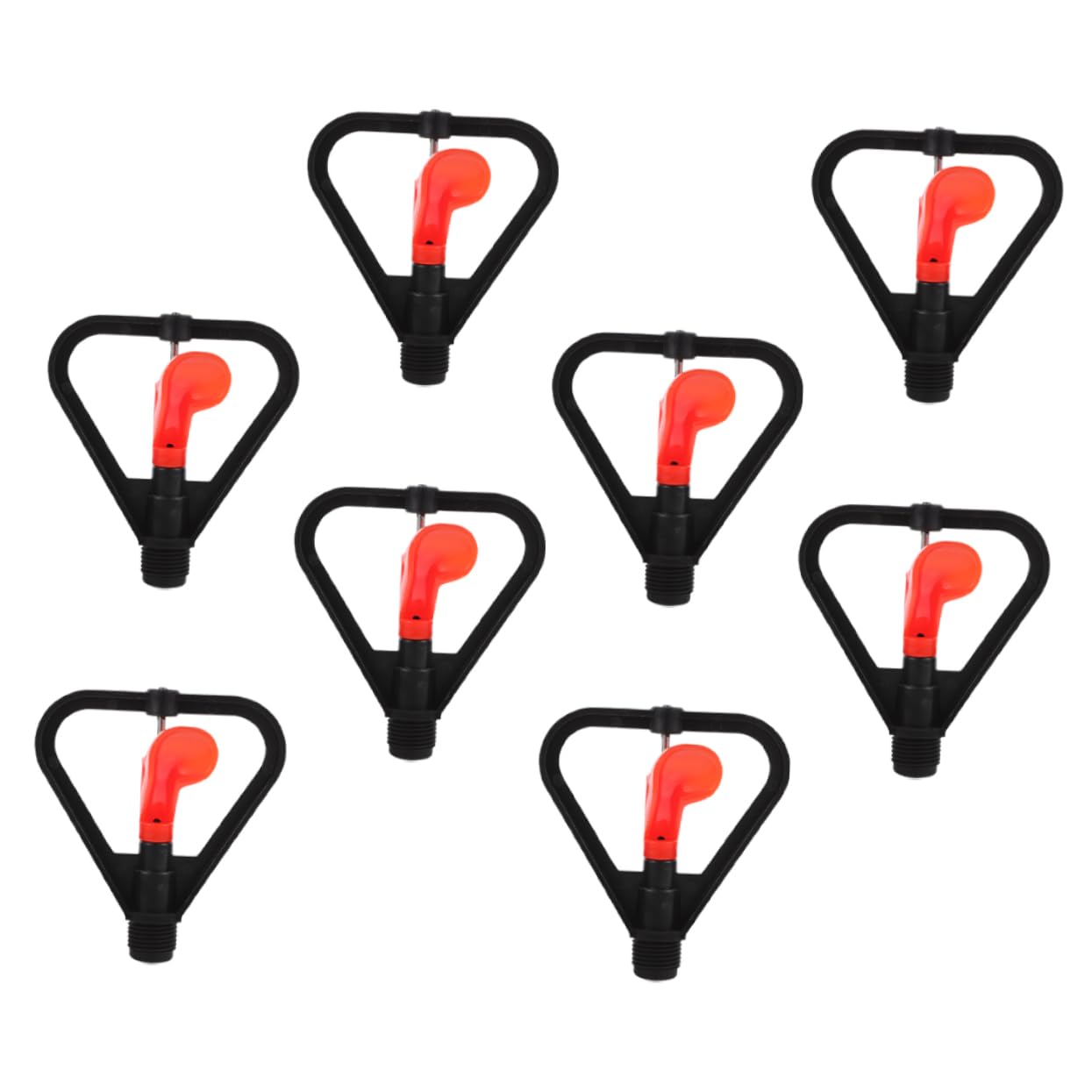 BESPORTBLE Butterfly Sprinkler Nozzle Set 8 Pcs for Garden and Lawn Irrigation Automatic Rotating Water Sprinkler Heads