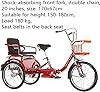 WRHOPR Adults Tricycle 3 Wheel Cruiser Trike Bikes, 20 inch Foldable Tricycle 3 Wheel Bike Trike Three Wheeled Mountain Bicycles for Adult Seniors Men Women with #2