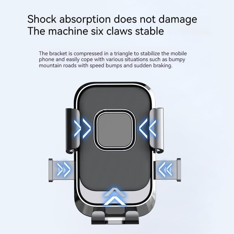 Image of Cell Phone Stand Flexible Mobile Clip Mount Quickly Lock Bike Phone Holder Bicycle Motorcycle (Handlebar Black)