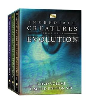 DVD Incredible Creatures That Defy Evolution 3 Vol Gift Box Set Book