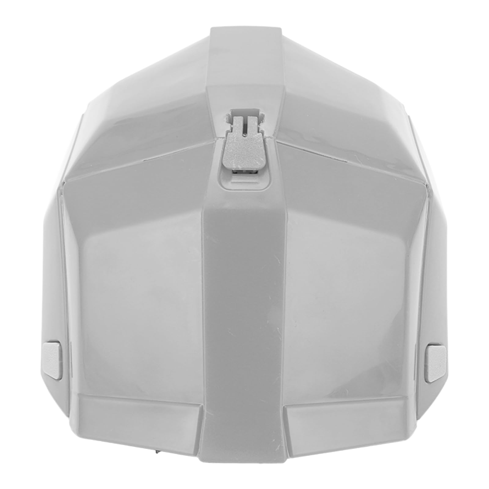 Casco de seguridad plegable de plástico de alta resistencia para el trabajo, deportes, viajes (gris)