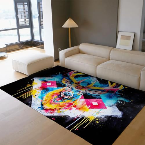 Tapis de cerf lavable en machine de 120x150cm à poil bas et entretien facile - 2