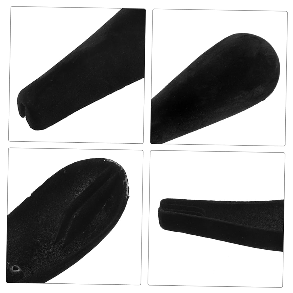 6er Set Samt-Schulterpolster Für Kleiderbügel - Verhindert Schulterbeulen In Kleidung