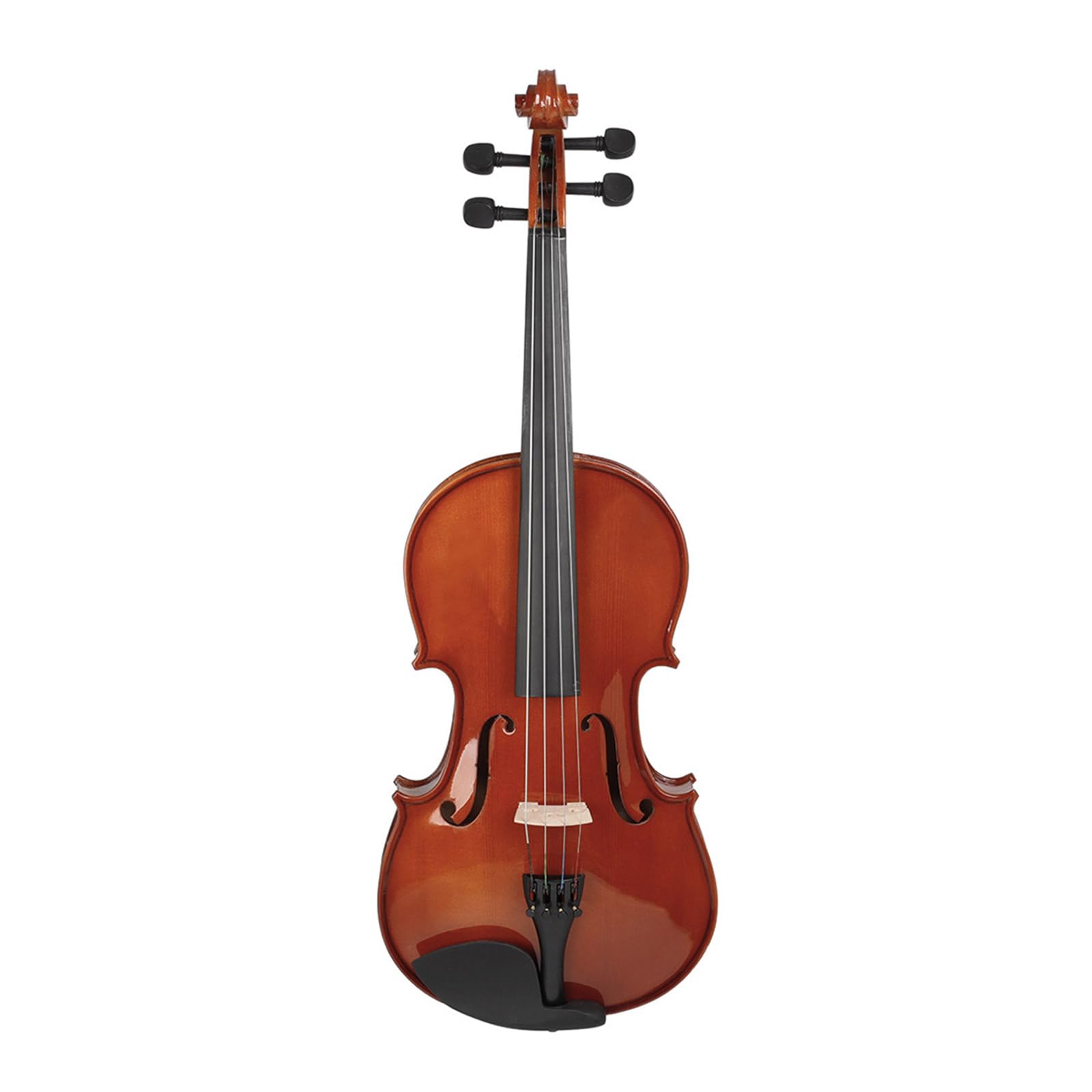 Pannello di legno viola in abete lucidato a mano con fiocchi e custodia per il trasporto professionale 4/4 viola per pratica e performance