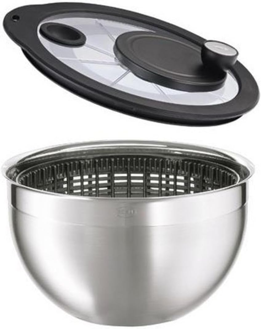Salad Spinner with glass lid