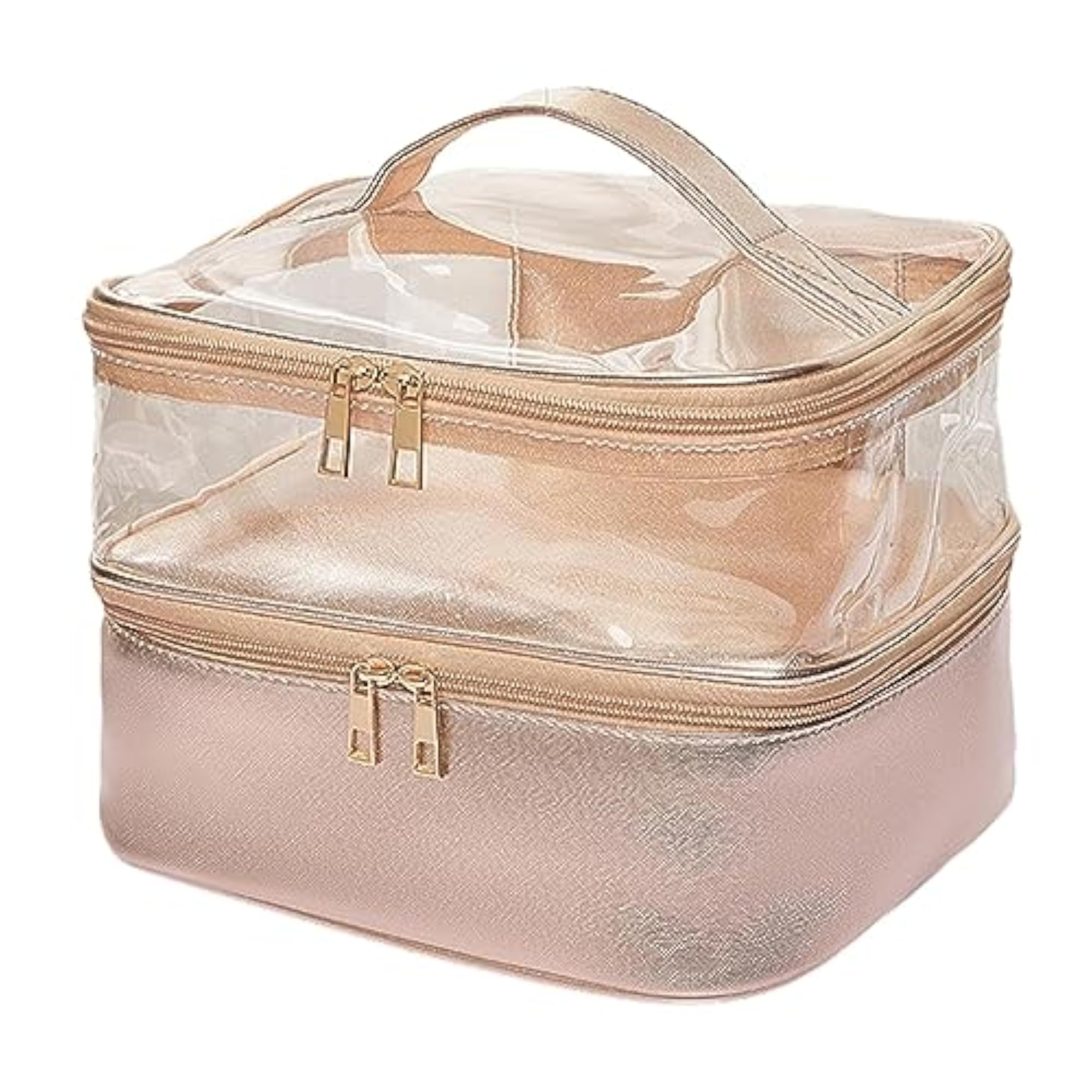 Rose Gold Nail Polish Organizer for 42 Bottles