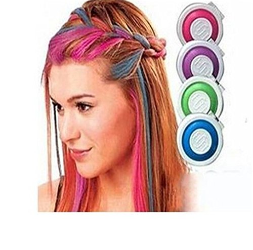 Schoolsupplies 4 Colors Temporary Hair Chalk-Set ,One-time dye hair tools