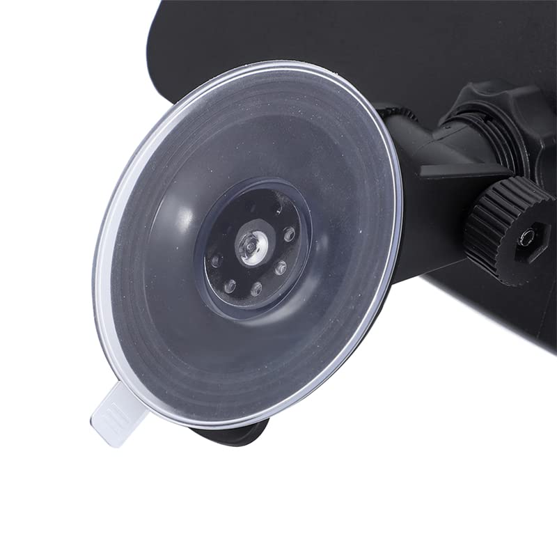 Rétroviseur De Vélo Anti-Éblouissement, Rétractable Et Rotatif À 360°, Extra Large, En Verre