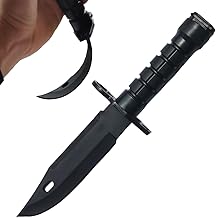 GNHG Fake Rubber Knife for Training and Halloween - 30cm Soft Silicone Simulation Knife Safe for Martial Arts, Personal Defense, Props, Cosplay