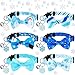 Abbylike 6 Pieces Winter Cat Collar with Bow Tie and Bell Adjustable Snowflake Pendant Cute Cat Collar Christmas Cat Collar Accessories Kitty Collars for Female Girl Cats Male Boy Cat Gifts(Medium)