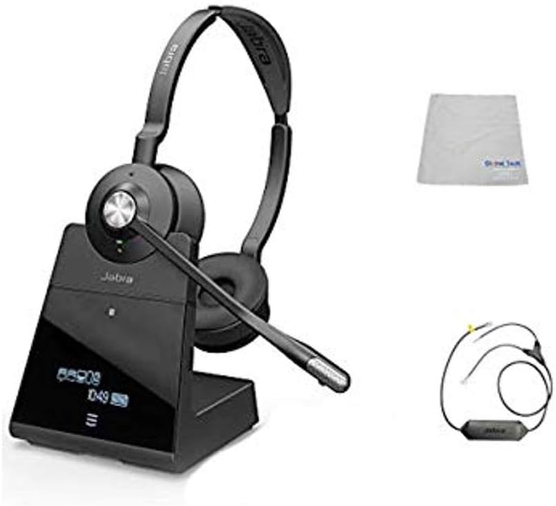 Cisco Compatible Jabra Engage 75 Wireless Headset Bundle with EHS Adapter, 9559-583-125-CIS41 – for Cisco Deskphones, Bluetooth Phones, PC/MAC – Cisco Models: Cisco 8941 and 8945-13-Hour Battery Cisco Compatible Jabra Engage 75 Wireless Headset Bundle with EHS Adapter, 9559-583-125-CIS41 – for Cisco Deskphones, Bluetooth Phones, PC/MAC – Cisco Models: Cisco 8941 and 8945-13-Hour Battery